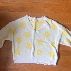 Yellow Flower Altr’d State Sweater
